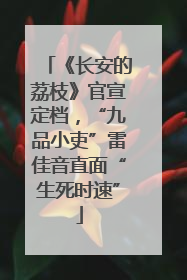 《长安的荔枝》官宣定档，“九品小吏”雷佳音直面“生死时速”