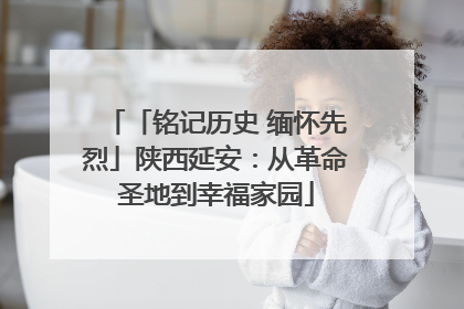 「铭记历史 缅怀先烈」陕西延安：从革命圣地到幸福家园