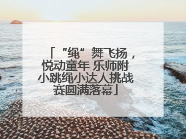 “绳”舞飞扬，悦动童年 乐师附小跳绳小达人挑战赛圆满落幕