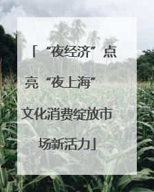 “夜经济”点亮“夜上海” 文化消费绽放市场新活力