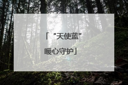 “天使蓝” 暖心守护