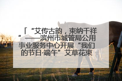 “艾传古韵，束纳千祥”——滨州市城管局公用事业服务中心开展“我们的节日·端午”艾草花束制作主题活动
