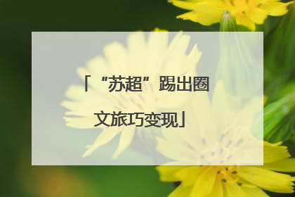 “苏超”踢出圈 文旅巧变现