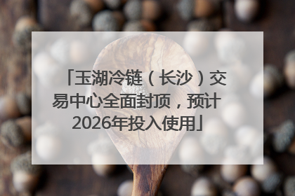 玉湖冷链（长沙）交易中心全面封顶，预计2026年投入使用