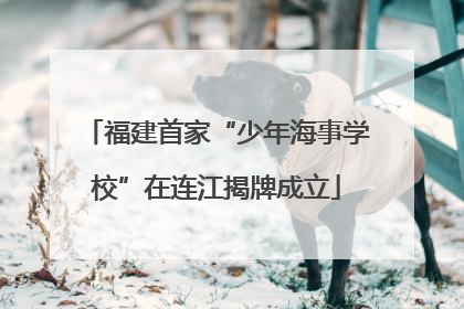 福建首家“少年海事学校”在连江揭牌成立