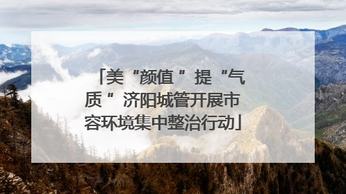 美“颜值 ”提“气质 ”济阳城管开展市容环境集中整治行动