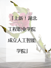 上新！湖北工程职业学院成立人工智能学院