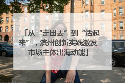 从“走出去”到“活起来”，滨州创新实践激发市场主体出海动能