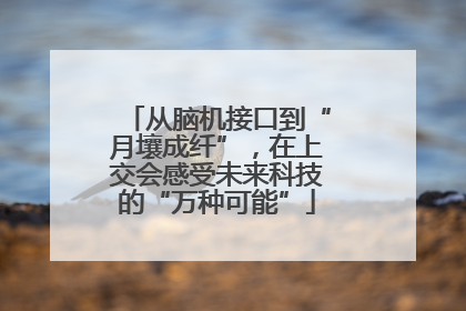 从脑机接口到“月壤成纤”，在上交会感受未来科技的“万种可能”
