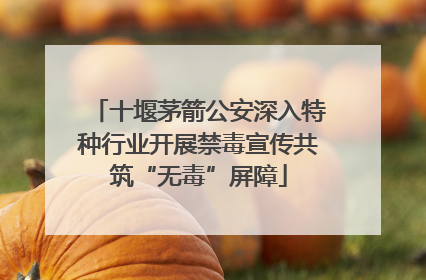 十堰茅箭公安深入特种行业开展禁毒宣传共筑“无毒”屏障