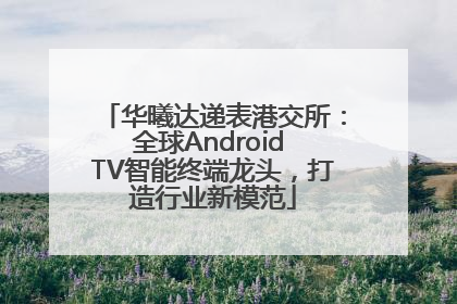 华曦达递表港交所：全球Android TV智能终端龙头，打造行业新模范