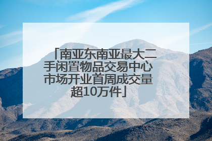 南亚东南亚最大二手闲置物品交易中心市场开业首周成交量超10万件
