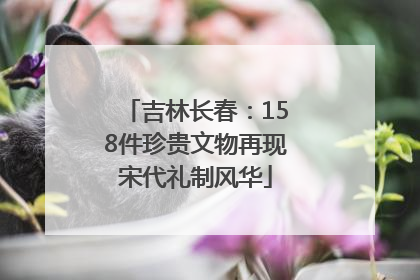 吉林长春：158件珍贵文物再现宋代礼制风华