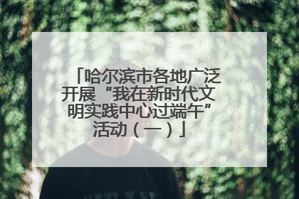 哈尔滨市各地广泛开展“我在新时代文明实践中心过端午”活动（一）