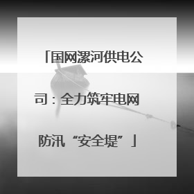 国网漯河供电公司：全力筑牢电网防汛“安全堤”