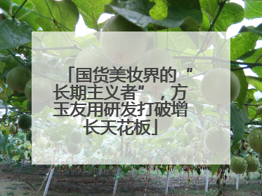 国货美妆界的“长期主义者”，方玉友用研发打破增长天花板
