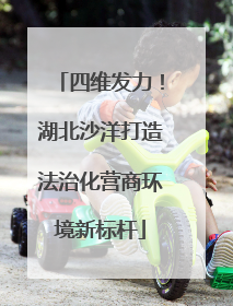 四维发力！湖北沙洋打造法治化营商环境新标杆