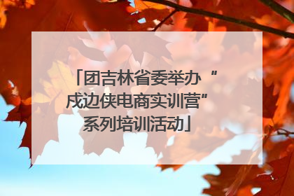 团吉林省委举办“戍边侠电商实训营”系列培训活动