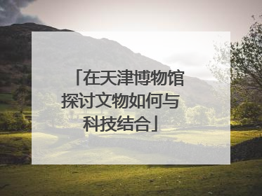 在天津博物馆探讨文物如何与科技结合