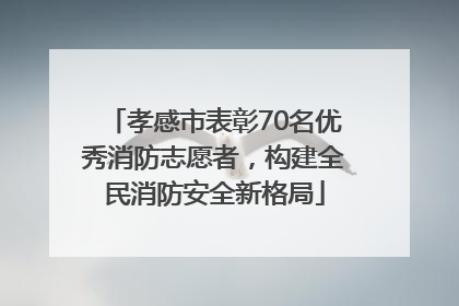 孝感市表彰70名优秀消防志愿者，构建全民消防安全新格局