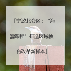 宁波北仑区：“海濡课程”打造区域教育改革新样本