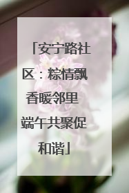 安宁路社区：粽情飘香暖邻里 端午共聚促和谐