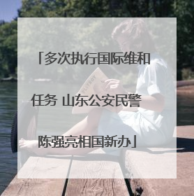 多次执行国际维和任务 山东公安民警陈强亮相国新办