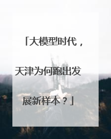 大模型时代，天津为何跑出发展新样本？