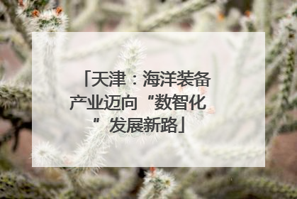 天津：海洋装备产业迈向“数智化”发展新路