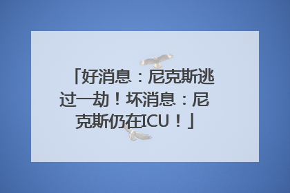 好消息：尼克斯逃过一劫！坏消息：尼克斯仍在ICU！