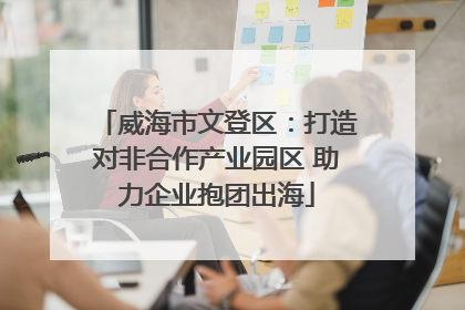 威海市文登区：打造对非合作产业园区 助力企业抱团出海