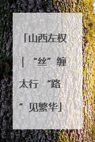 山西左权｜“丝”缠太行 “路”见繁华