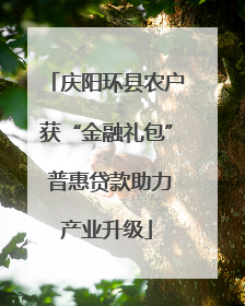 庆阳环县农户获“金融礼包” 普惠贷款助力产业升级