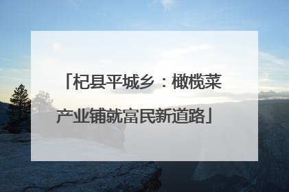 杞县平城乡：橄榄菜产业铺就富民新道路