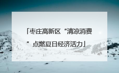 枣庄高新区“清凉消费”点燃夏日经济活力