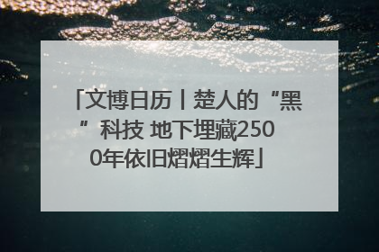文博日历丨楚人的“黑”科技 地下埋藏2500年依旧熠熠生辉