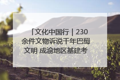 文化中国行｜230余件文物诉说千年巴蜀文明 成渝地区基建考古成果展开展