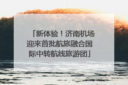 新体验！济南机场迎来首批航旅融合国际中转航线旅游团