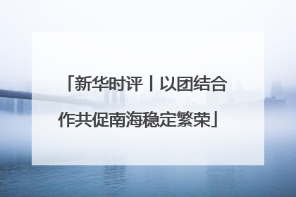 新华时评丨以团结合作共促南海稳定繁荣