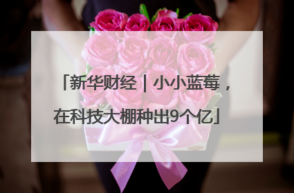 新华财经｜小小蓝莓，在科技大棚种出9个亿