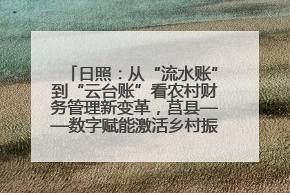 日照：从“流水账”到“云台账”看农村财务管理新变革，莒县——数字赋能激活乡村振兴“一池春水”