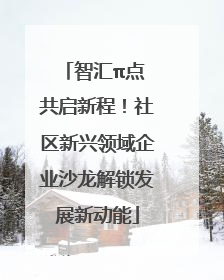 智汇π点 共启新程！社区新兴领域企业沙龙解锁发展新动能