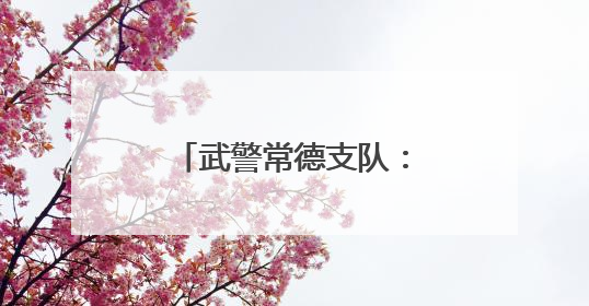 武警常德支队：用驻地红色资源引领官兵奋斗成长