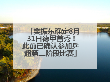 樊振东确定8月31日德甲首秀！此前已确认参加乒超第二阶段比赛