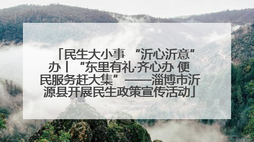 民生大小事 “沂心沂意”办丨“东里有礼·齐心办 便民服务赶大集”——淄博市沂源县开展民生政策宣传活动