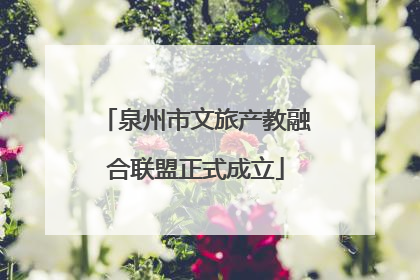 泉州市文旅产教融合联盟正式成立