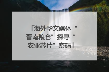 海外华文媒体“晋南粮仓”探寻“农业芯片”密码