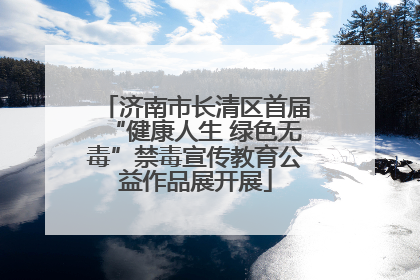 济南市长清区首届“健康人生 绿色无毒”禁毒宣传教育公益作品展开展