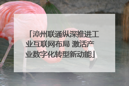 漳州联通纵深推进工业互联网布局 激活产业数字化转型新动能