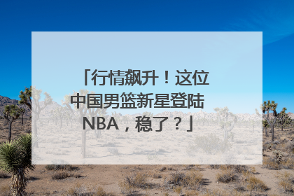 行情飙升！这位中国男篮新星登陆NBA，稳了？